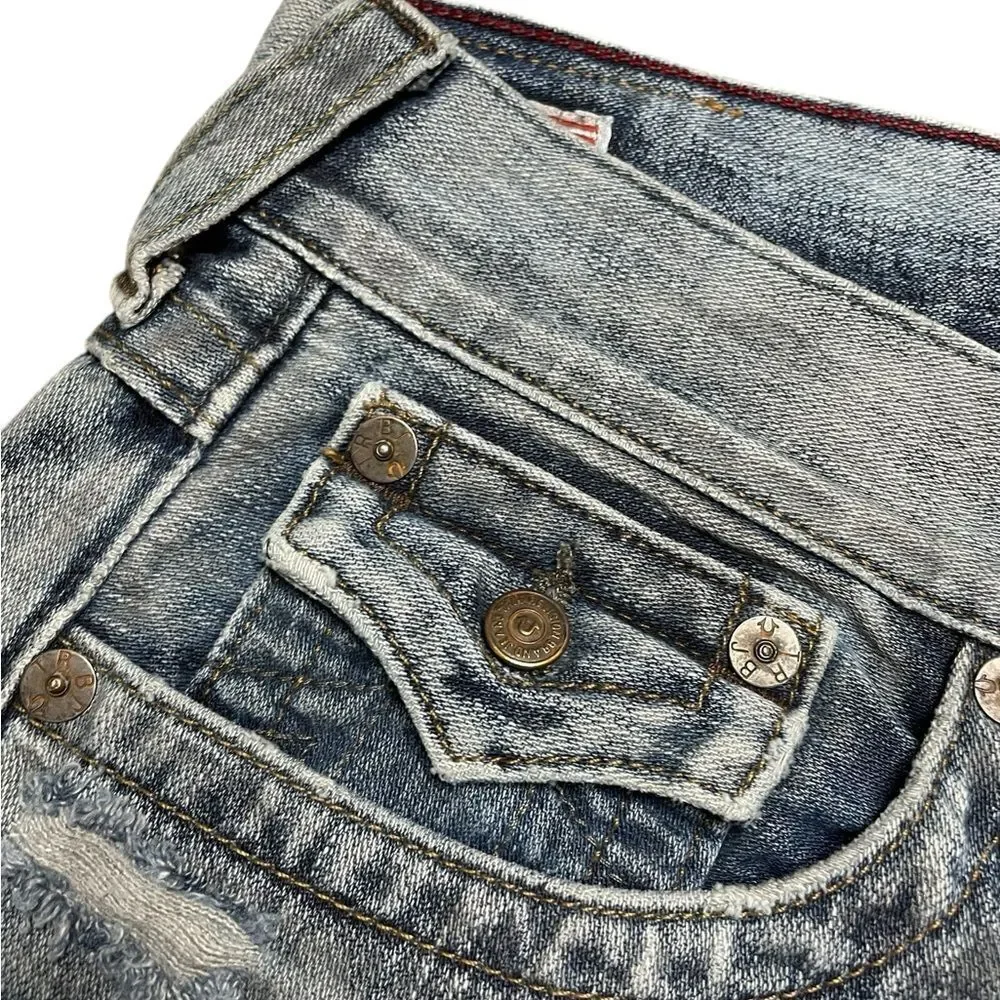 TRUE RELIGION Ricky Acid Wash Jeans Size 31